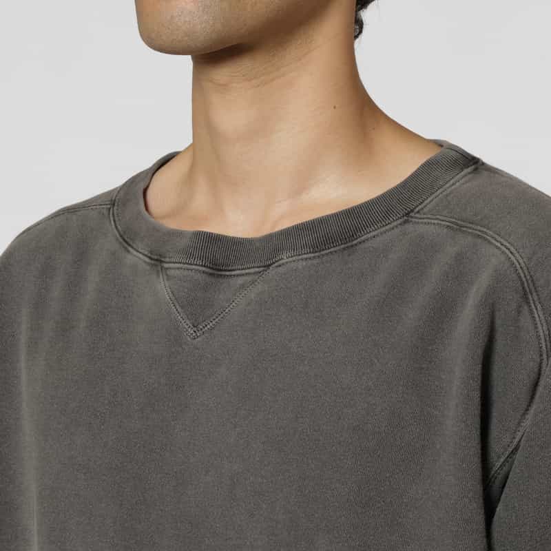 T.T T.T＜ティー ティー＞ フェード加工スウェットプルオーバー DARK GRAY