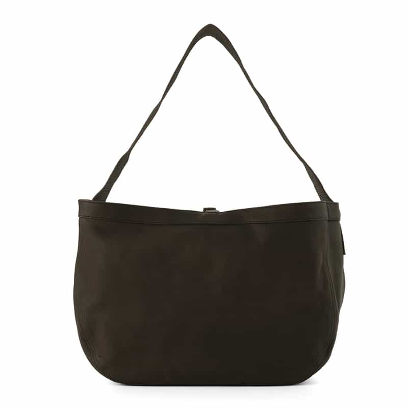 T.T T.T＜ティー ティー＞ ホースレザーショルダーバッグ"NEWSBOY" BROWN