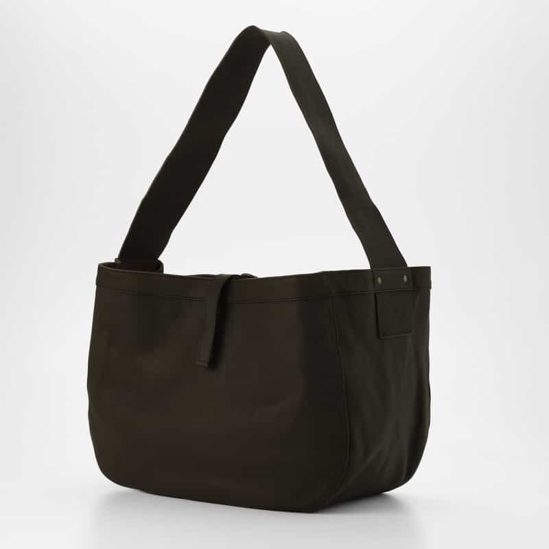 T.T T.T＜ティー ティー＞ ホースレザーショルダーバッグ"NEWSBOY" BROWN