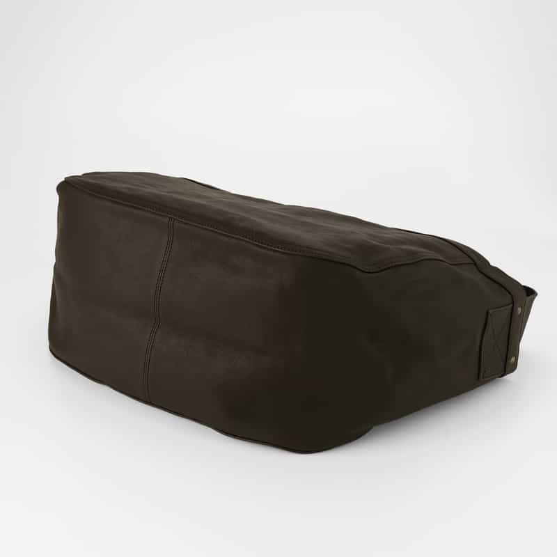 T.T T.T＜ティー ティー＞ ホースレザーショルダーバッグ"NEWSBOY" BROWN