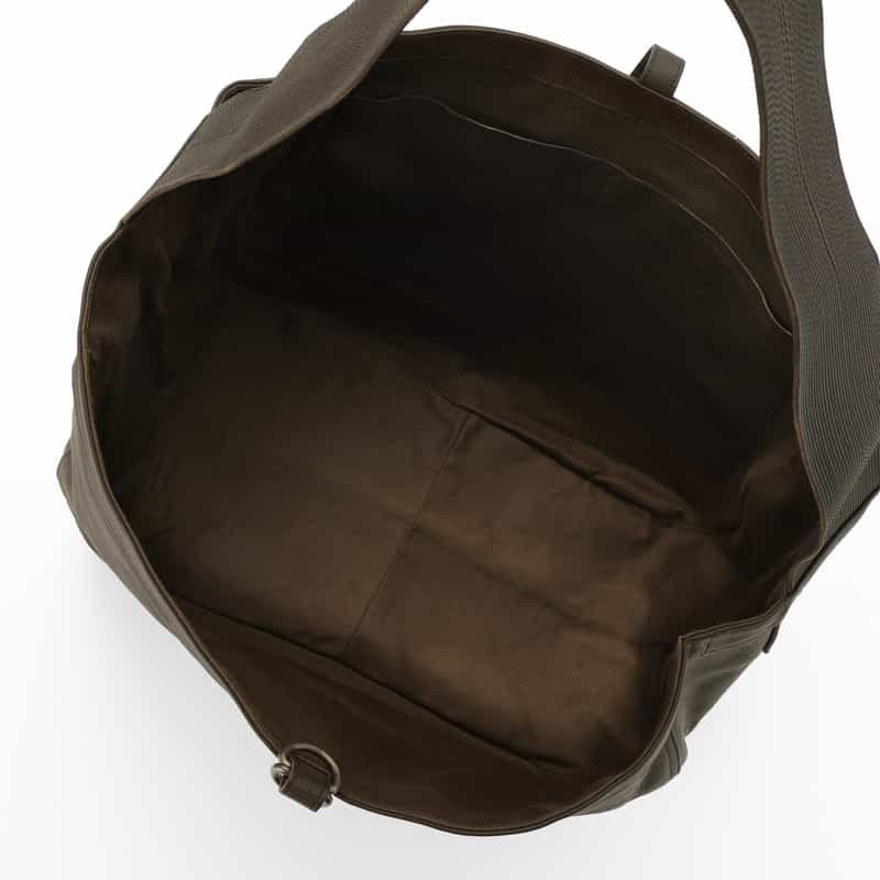 T.T T.T＜ティー ティー＞ ホースレザーショルダーバッグ"NEWSBOY" BROWN