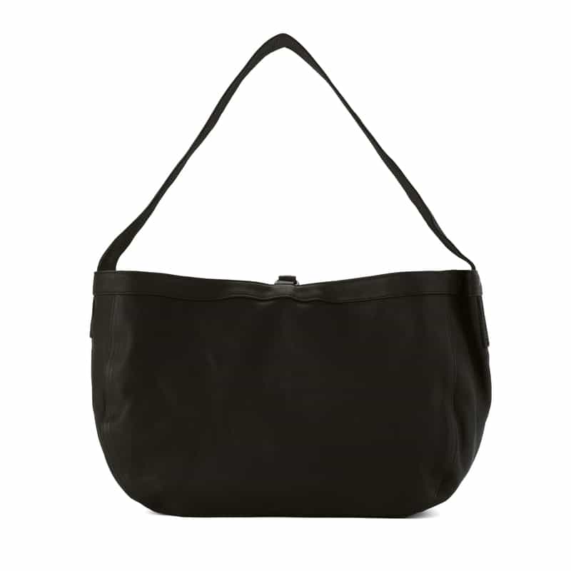T.T T.T＜ティー ティー＞ ホースレザーショルダーバッグ"NEWSBOY" BLACK