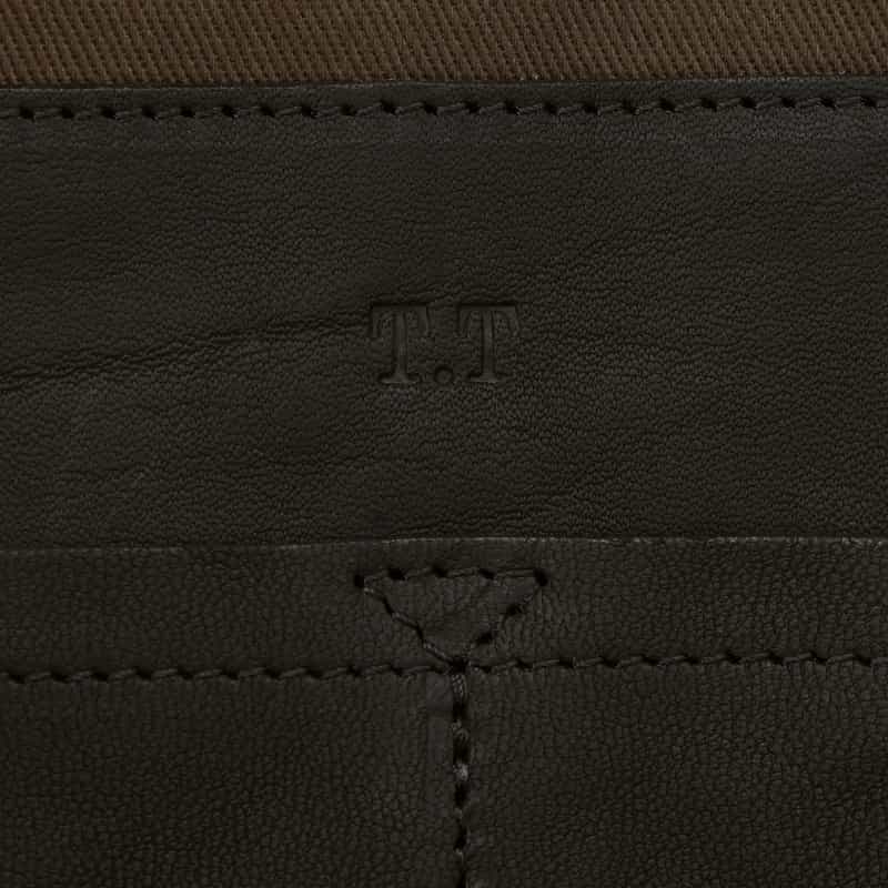 T.T T.T＜ティー ティー＞ ホースレザーショルダーバッグ"NEWSBOY" BLACK