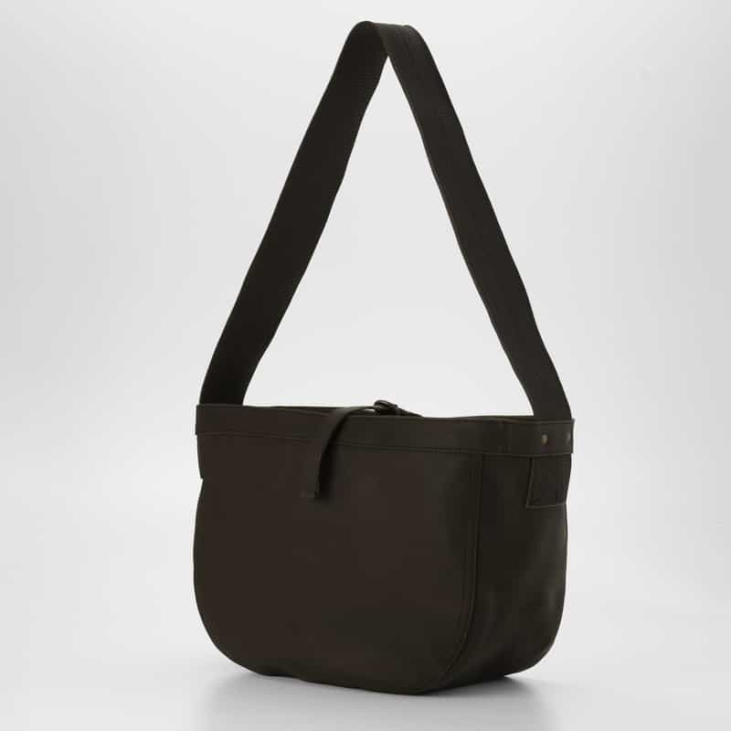 T.T T.T＜ティー ティー＞ ホースレザーショルダーバッグ"NEWSBOY" BROWN