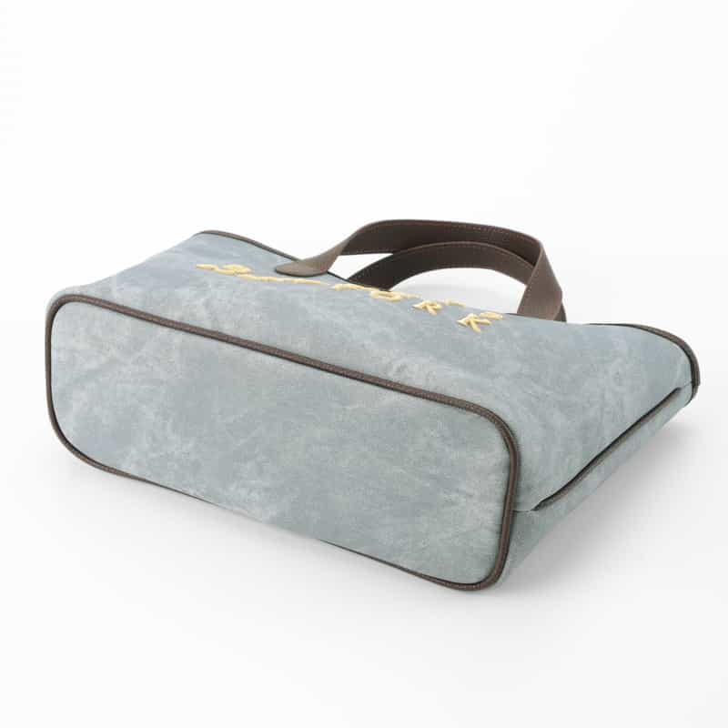 BARNEYS NEW YORK ロゴ入りミニトートバッグ BLUE
