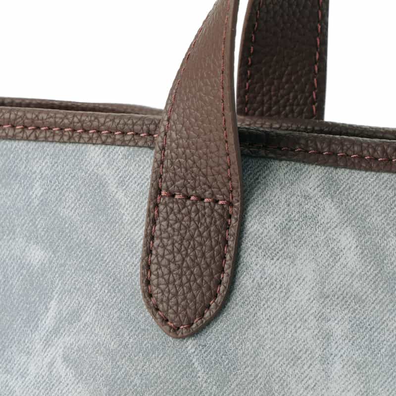 BARNEYS NEW YORK ロゴ入りミニトートバッグ BLUE