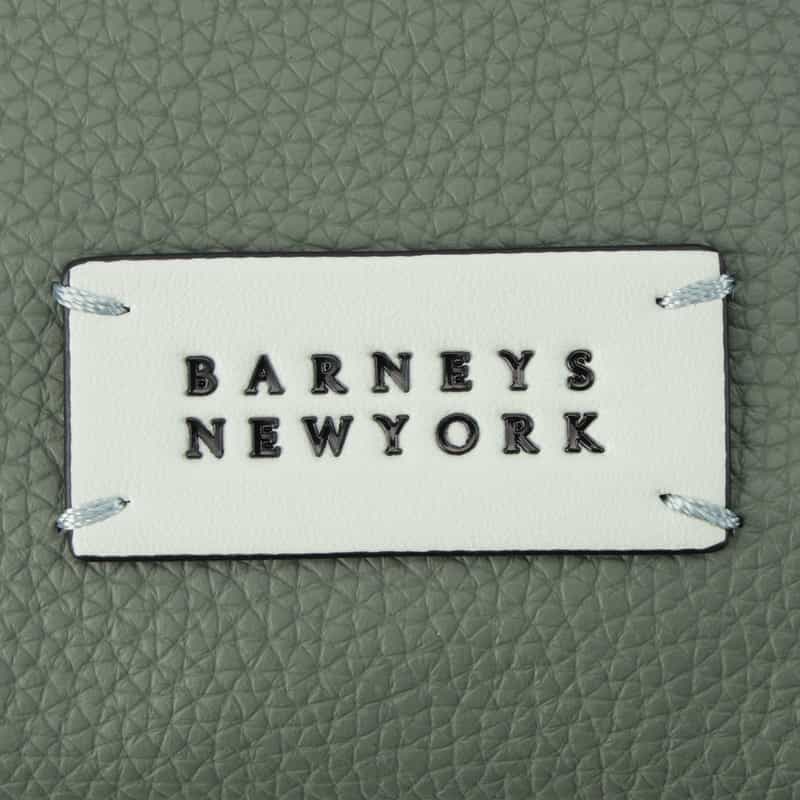 BARNEYS NEW YORK ロゴ入りミニショルダーバッグ GREEN