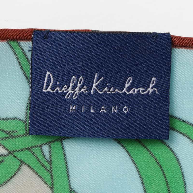 DIEFFE KINLOCH DIEFFE KINLOCH＜ディエッフェ キンロック＞ トライアングル型スカーフ LIGHT BLUE