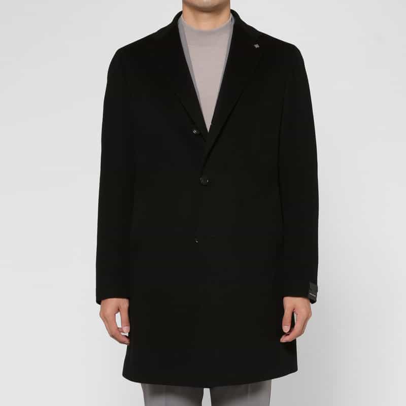 TAGLIATORE TAGLIATORE＜タリアトーレ＞ カシミヤチェスターコート BLACK