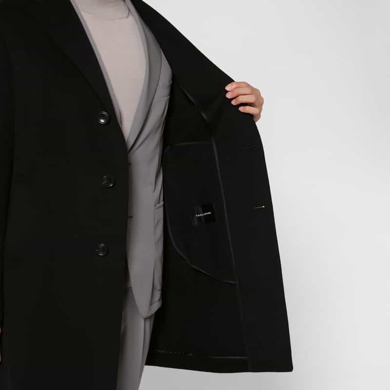 TAGLIATORE TAGLIATORE＜タリアトーレ＞ カシミヤチェスターコート BLACK