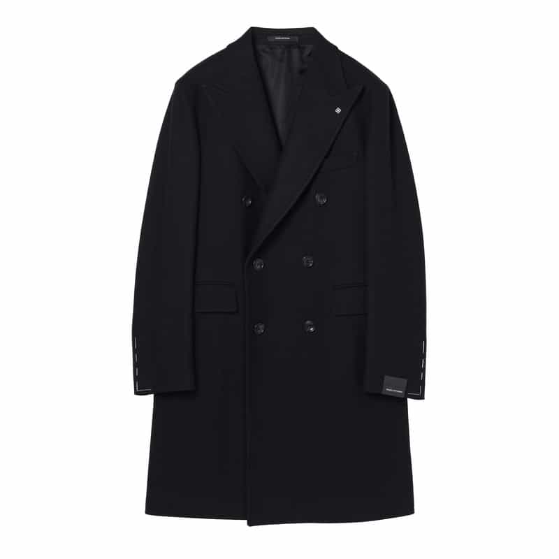 TAGLIATORE＜タリアトーレ＞ ウールナイロンダブルブレストロングコート