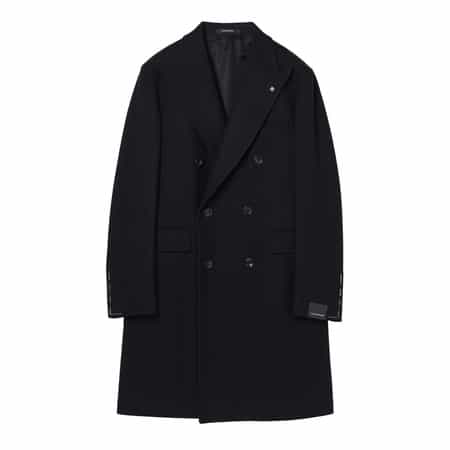 TAGLIATORE＜タリアトーレ＞ ウールナイロンダブルブレストロングコート