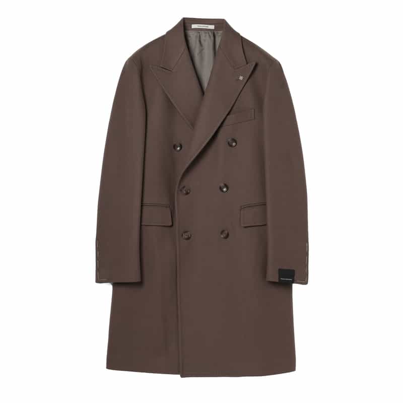TAGLIATORE＜タリアトーレ＞ ウールナイロンダブルブレストロングコート