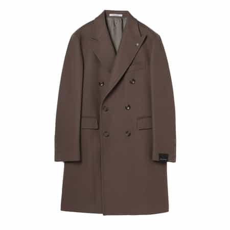 TAGLIATORE＜タリアトーレ＞ ウールナイロンダブルブレストロングコート