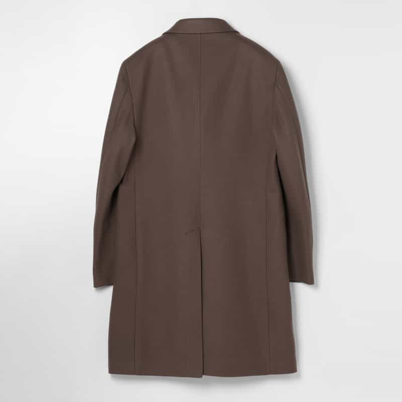 TAGLIATORE TAGLIATORE＜タリアトーレ＞ ウールナイロンダブルブレストロングコート GREIGE