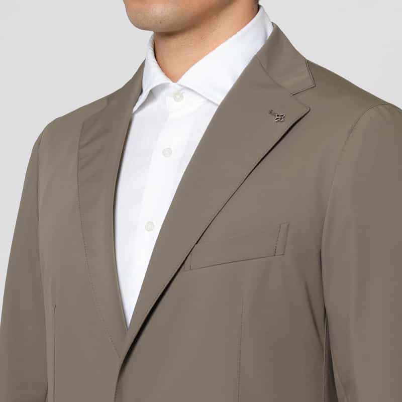 TAGLIATORE TAGLIATORE＜タリアトーレ＞ セットアップ シングルジャケット"DAKAR" BROWN