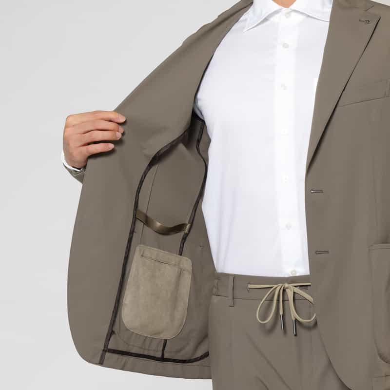TAGLIATORE TAGLIATORE＜タリアトーレ＞ セットアップ シングルジャケット"DAKAR" BROWN