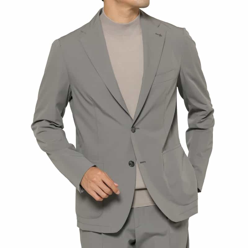 TAGLIATORE TAGLIATORE＜タリアトーレ＞ セットアップ シングルジャケット"DAKAR" LIGHT GRAY