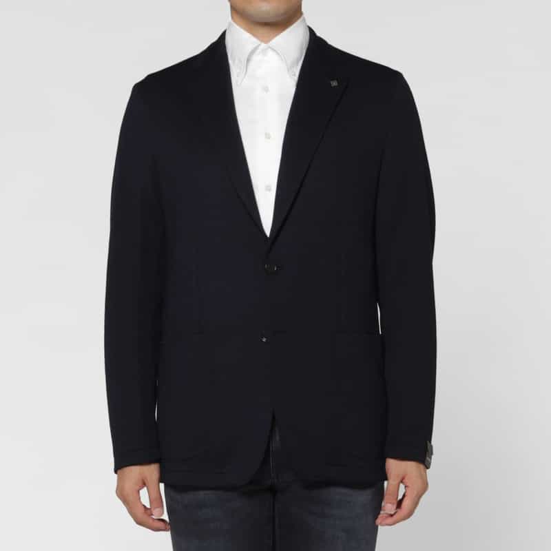 TAGLIATORE TAGLIATORE＜タリアトーレ＞ ニットジャケット NAVY