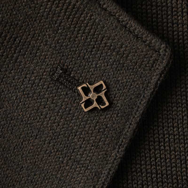 TAGLIATORE TAGLIATORE＜タリアトーレ＞ ニットジャケット BROWN