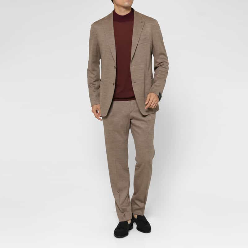 TAGLIATORE TAGLIATORE＜タリアトーレ＞ セットアップ ジャージーパンツ“P-NEWMAN" BEIGE