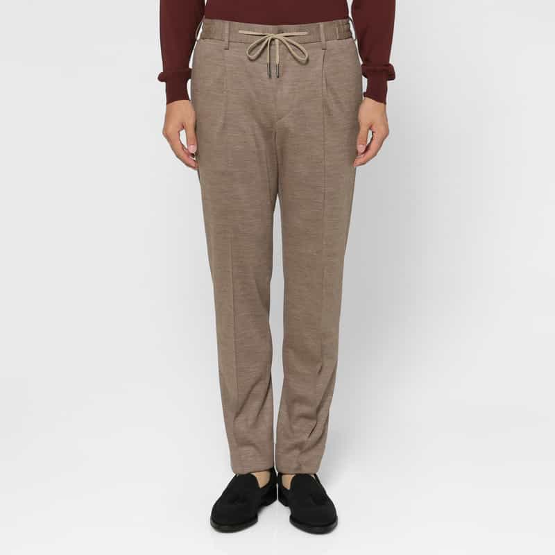 TAGLIATORE TAGLIATORE＜タリアトーレ＞ セットアップ ジャージーパンツ“P-NEWMAN" BEIGE