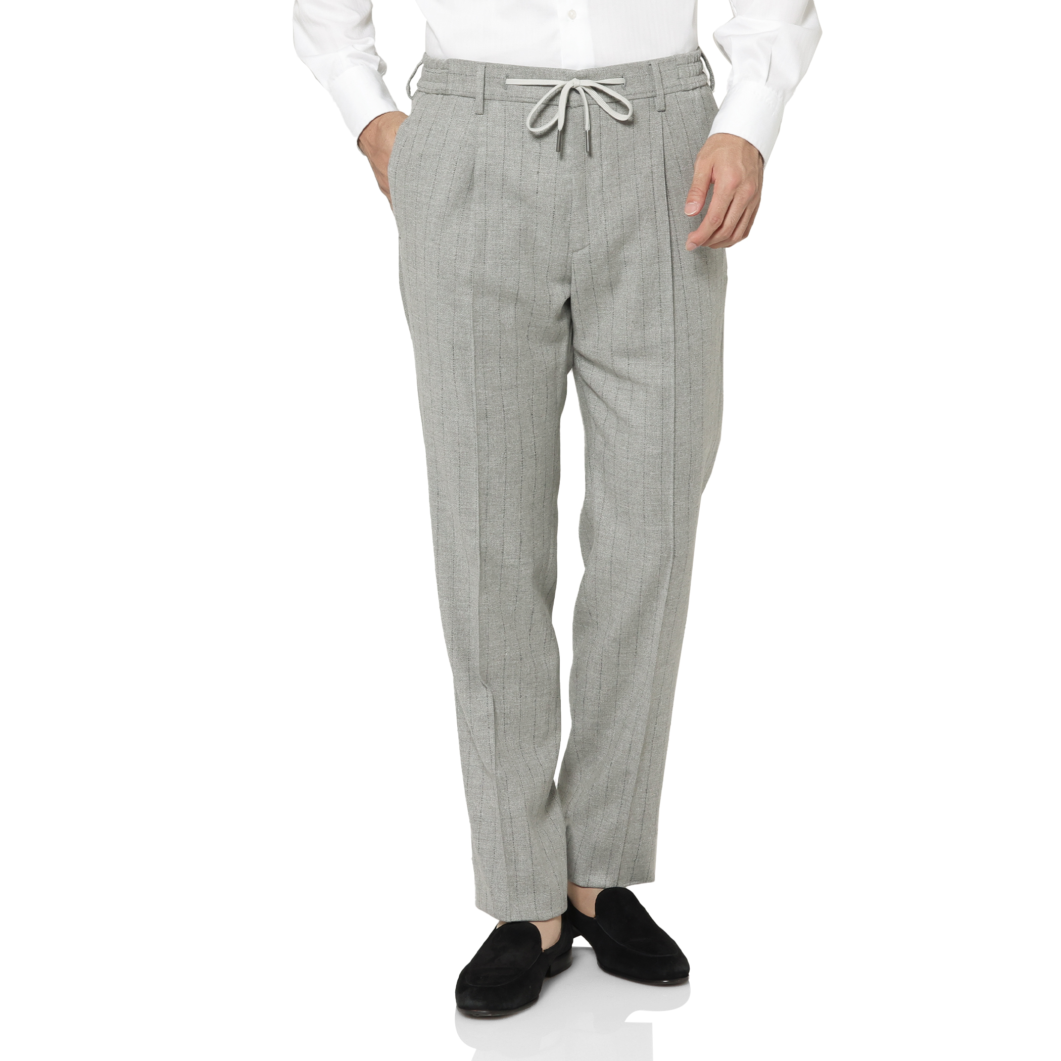 TAGLIATORE＜タリアトーレ＞ セットアップ ストライプ柄ストレッチパンツ"NEWMAN"