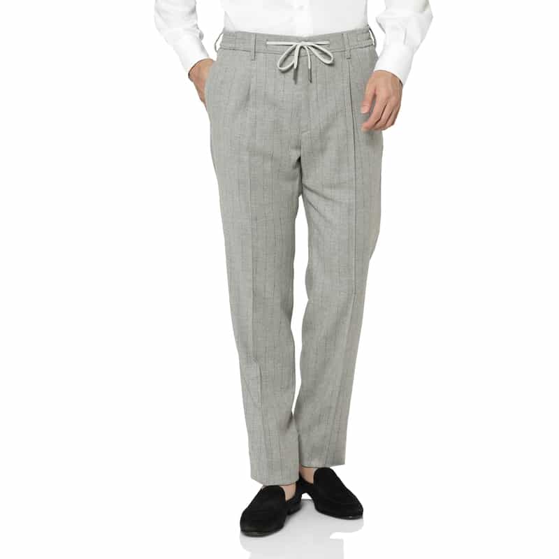 TAGLIATORE＜タリアトーレ＞ セットアップ ストライプ柄ストレッチパンツ"NEWMAN"