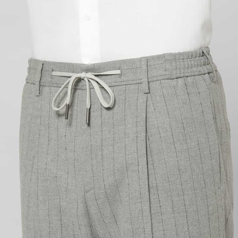 TAGLIATORE TAGLIATORE＜タリアトーレ＞ セットアップ ストライプ柄ストレッチパンツ"NEWMAN" LIGHT GRAY