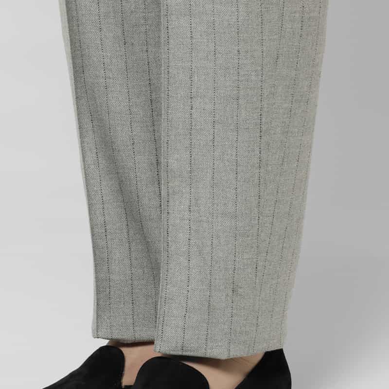 TAGLIATORE TAGLIATORE＜タリアトーレ＞ セットアップ ストライプ柄ストレッチパンツ"NEWMAN" LIGHT GRAY