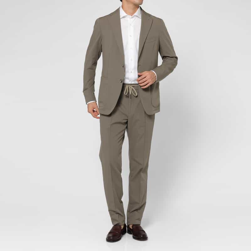 TAGLIATORE TAGLIATORE＜タリアトーレ＞ セットアップ ストレッチパンツ"NEWMAN" BROWN