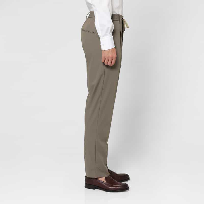 TAGLIATORE TAGLIATORE＜タリアトーレ＞ セットアップ ストレッチパンツ"NEWMAN" BROWN