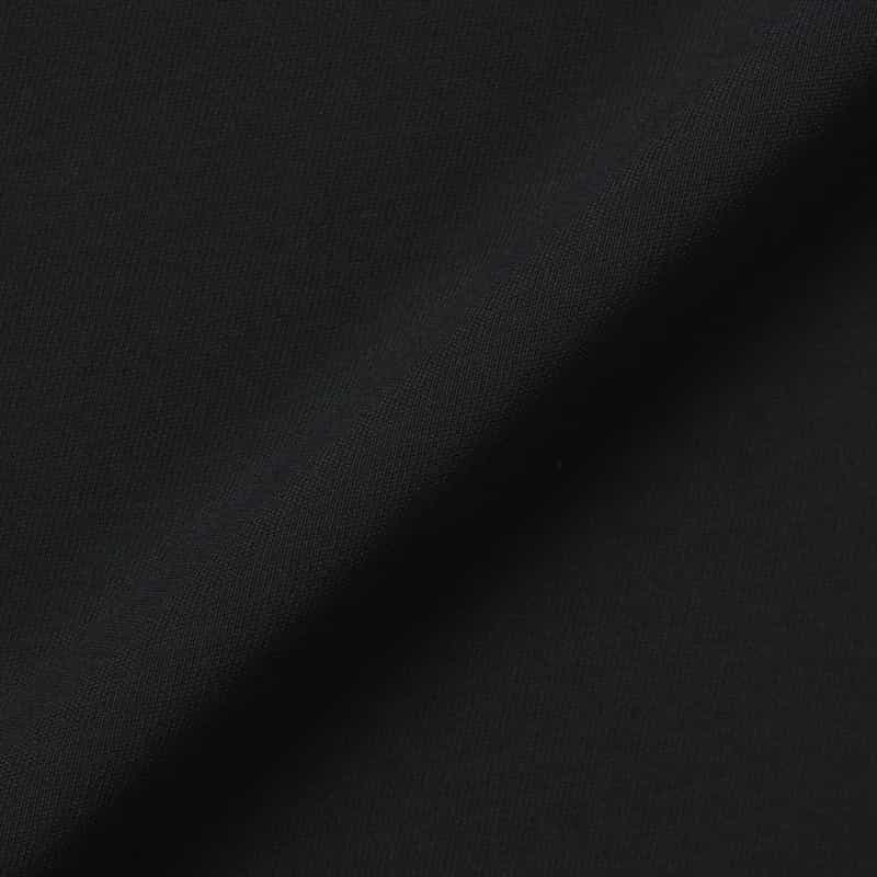 BARNEYS NEW YORK ウォッシャブル フロントポケット タックワイドパンツ BLACK