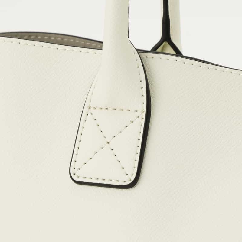 BARNEYS NEW YORK ポーチ付き トートバッグ WHITE