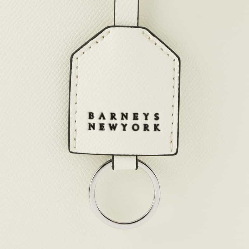 BARNEYS NEW YORK ポーチ付き トートバッグ WHITE