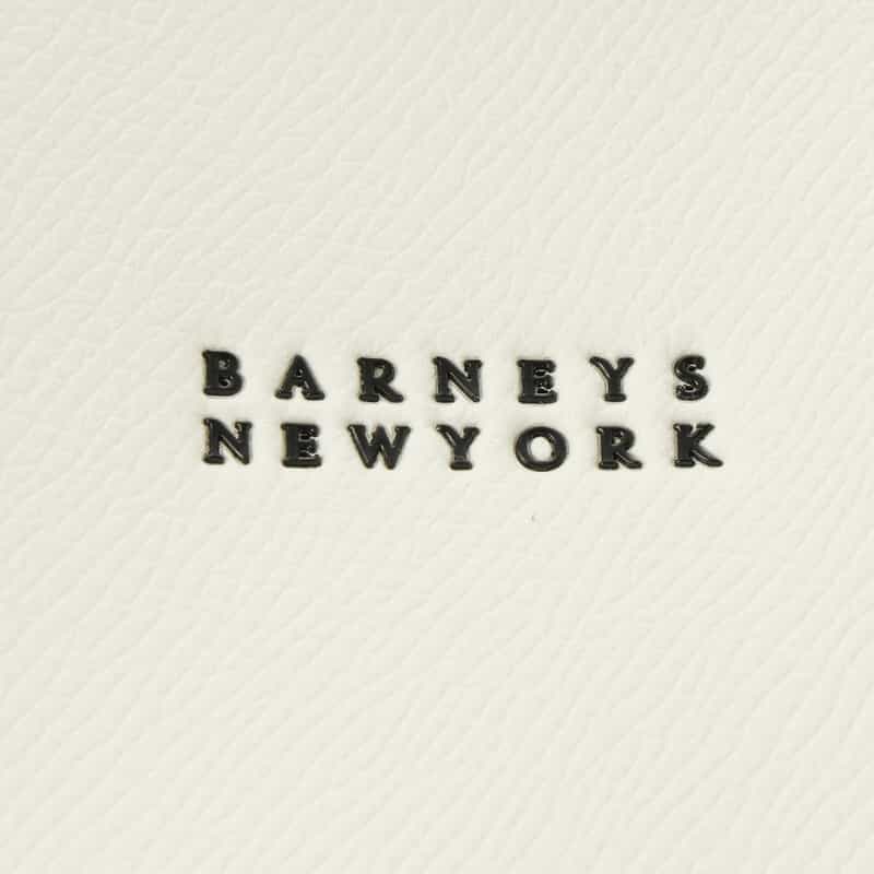 BARNEYS NEW YORK ポーチ付き トートバッグ WHITE