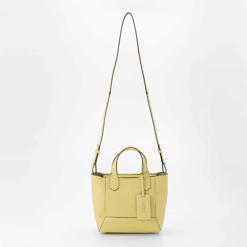 BARNEYS NEW YORK 2WAY ミニトートバッグ LIGHT YELLOW
