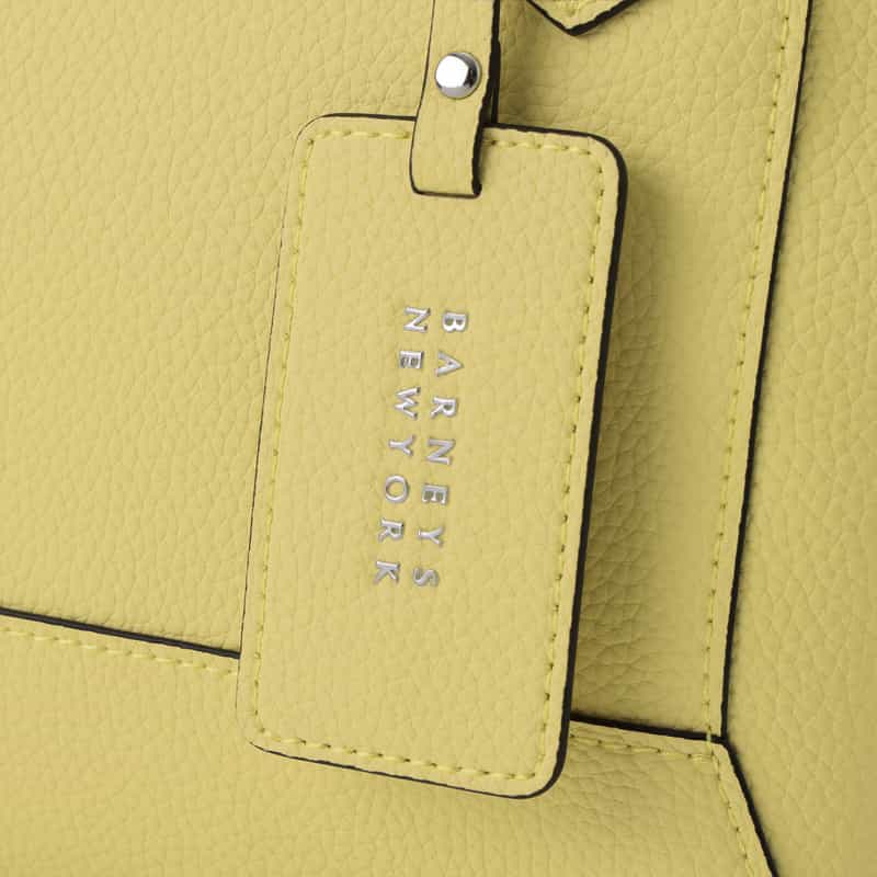 BARNEYS NEW YORK 2WAY ミニトートバッグ LIGHT YELLOW