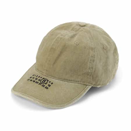 MM6 MAISON MARGIELA＜エムエム6 メゾン マルジェラ＞ ロゴ入りベースボールキャップ