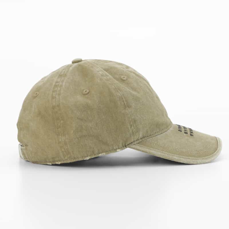 MM6 MAISON MARGIELA MM6 MAISON MARGIELA＜エムエム6 メゾン マルジェラ＞ ロゴ入りベースボールキャップ KHAKI