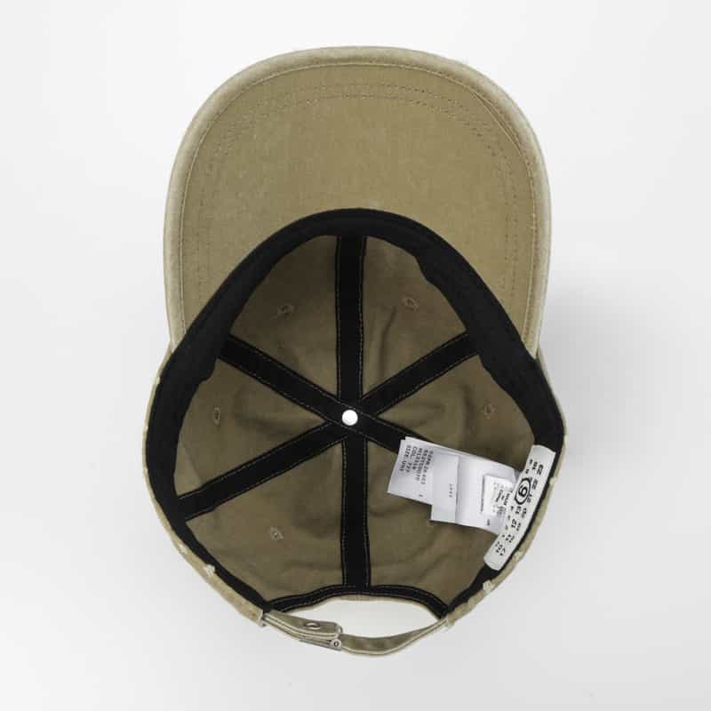 MM6 MAISON MARGIELA MM6 MAISON MARGIELA＜エムエム6 メゾン マルジェラ＞ ロゴ入りベースボールキャップ KHAKI