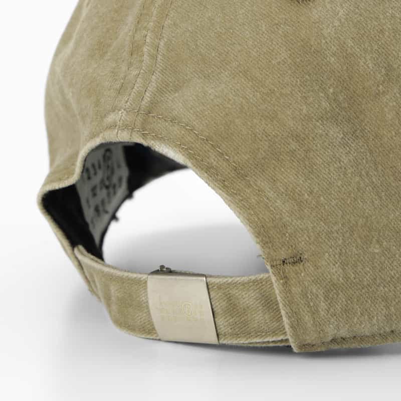 MM6 MAISON MARGIELA MM6 MAISON MARGIELA＜エムエム6 メゾン マルジェラ＞ ロゴ入りベースボールキャップ KHAKI