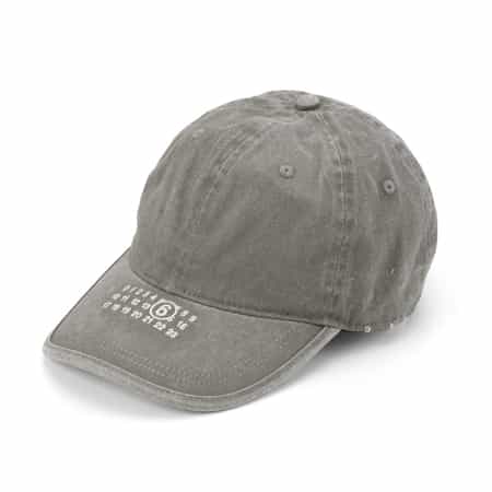 MM6 MAISON MARGIELA＜エムエム6 メゾン マルジェラ＞ ロゴ入りベースボールキャップ