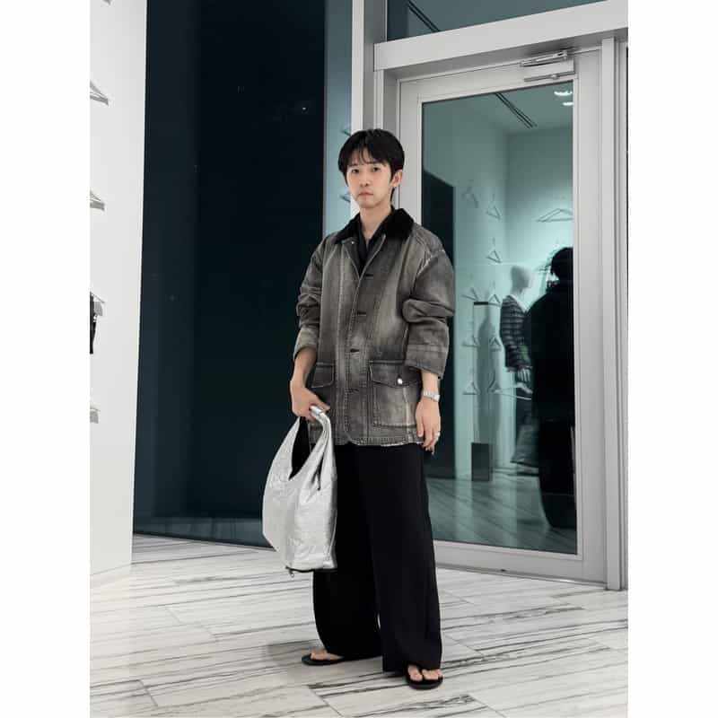 MM6 MAISON MARGIELA MM6 MAISON MARGIELA＜エムエム6 メゾン マルジェラ＞ ハンドバッグ"JAPANESE" SILVER