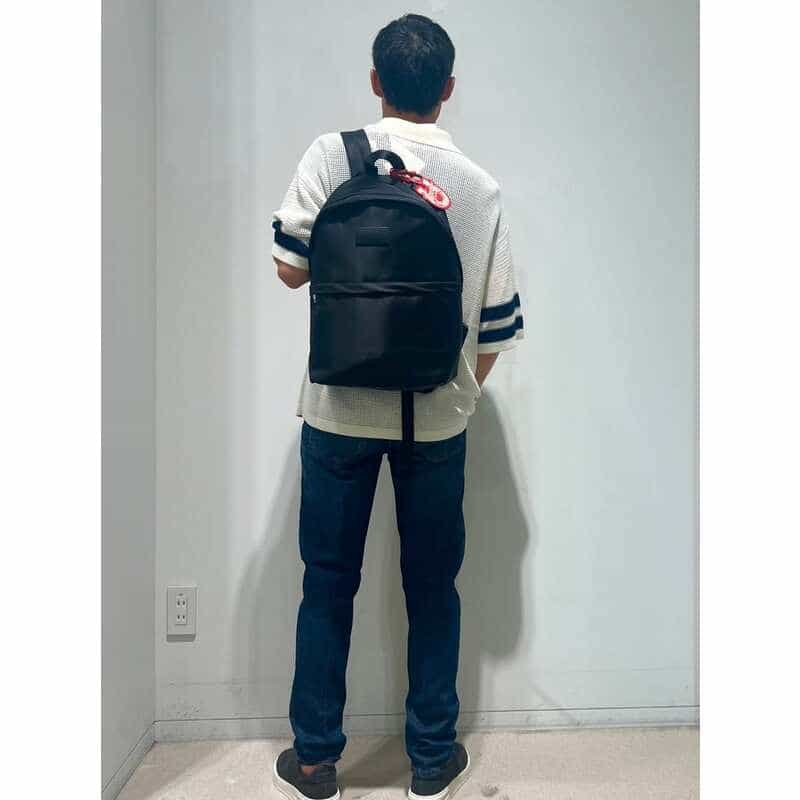 MM6 MAISON MARGIELA MM6 MAISON MARGIELA＜エムエム6 メゾン マルジェラ＞ ナイロンバックパック BLACK