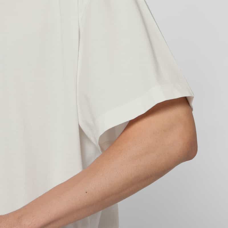 MM6 MAISON MARGIELA MM6 MAISON MARGIELA＜エムエム6 メゾン マルジェラ＞ ロゴパッチ付きTシャツ WHITE