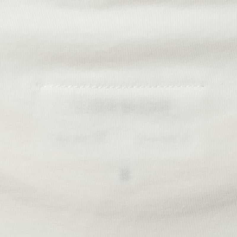MM6 MAISON MARGIELA MM6 MAISON MARGIELA＜エムエム6 メゾン マルジェラ＞ ロゴパッチ付きTシャツ WHITE