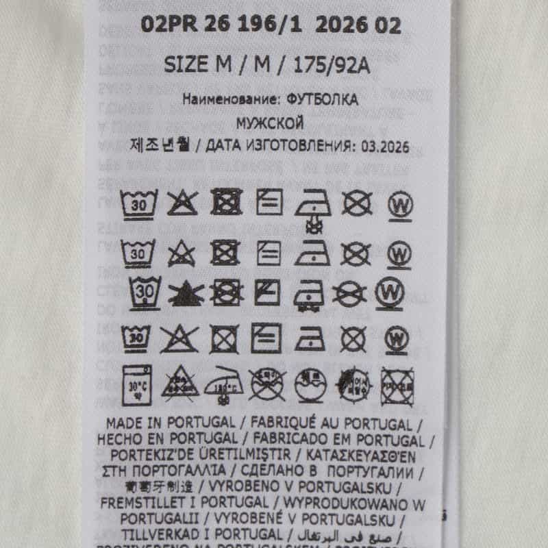 MM6 MAISON MARGIELA MM6 MAISON MARGIELA＜エムエム6 メゾン マルジェラ＞ ロゴパッチ付きTシャツ WHITE