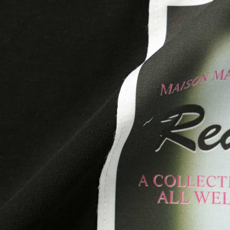 MM6 MAISON MARGIELA MM6 MAISON MARGIELA＜エムエム6 メゾン マルジェラ＞ コットンジャージーTシャツ BLACK