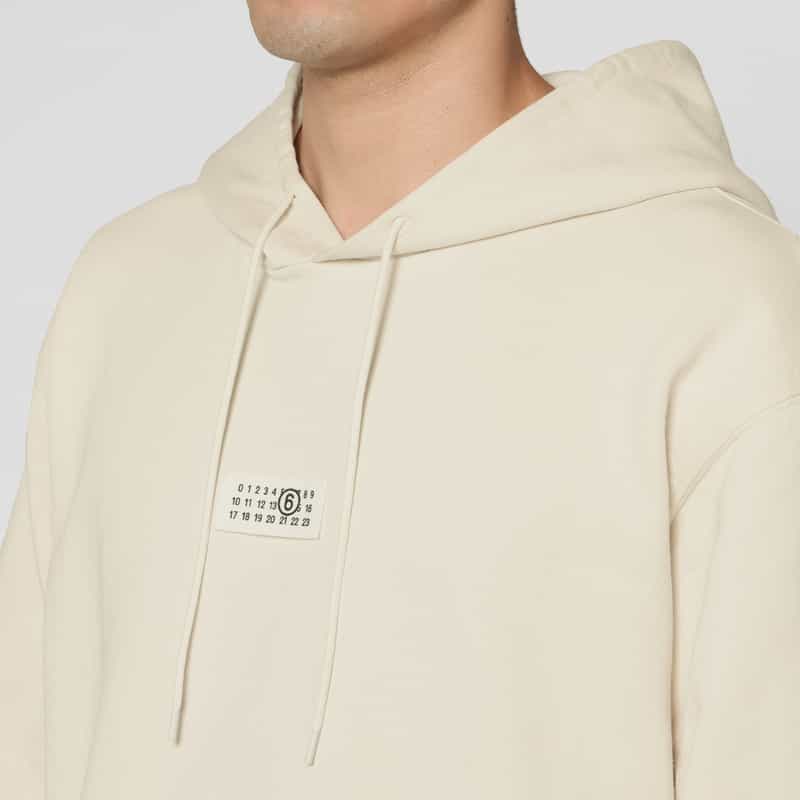MM6 MAISON MARGIELA MM6 MAISON MARGIELA＜エムエム6 メゾン マルジェラ＞ スウェットフーディー OFF WHITE